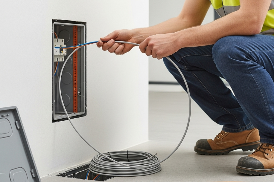 Bina içi iç Tesisat Çekme 2 Bina içi iç Tesisat Çekme